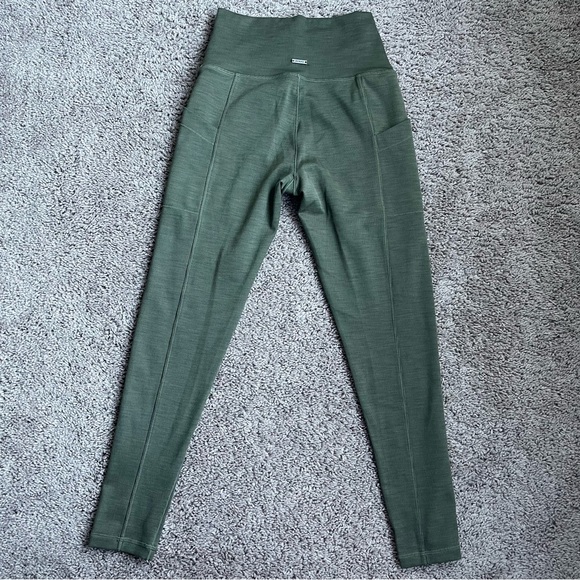 Olive Green Prana Leggings - Picture 6 of 7